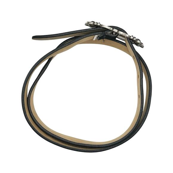 Banana Republic | Women | Rhinestone Buckle Italian Suede Leather Belt | Medium main image 6